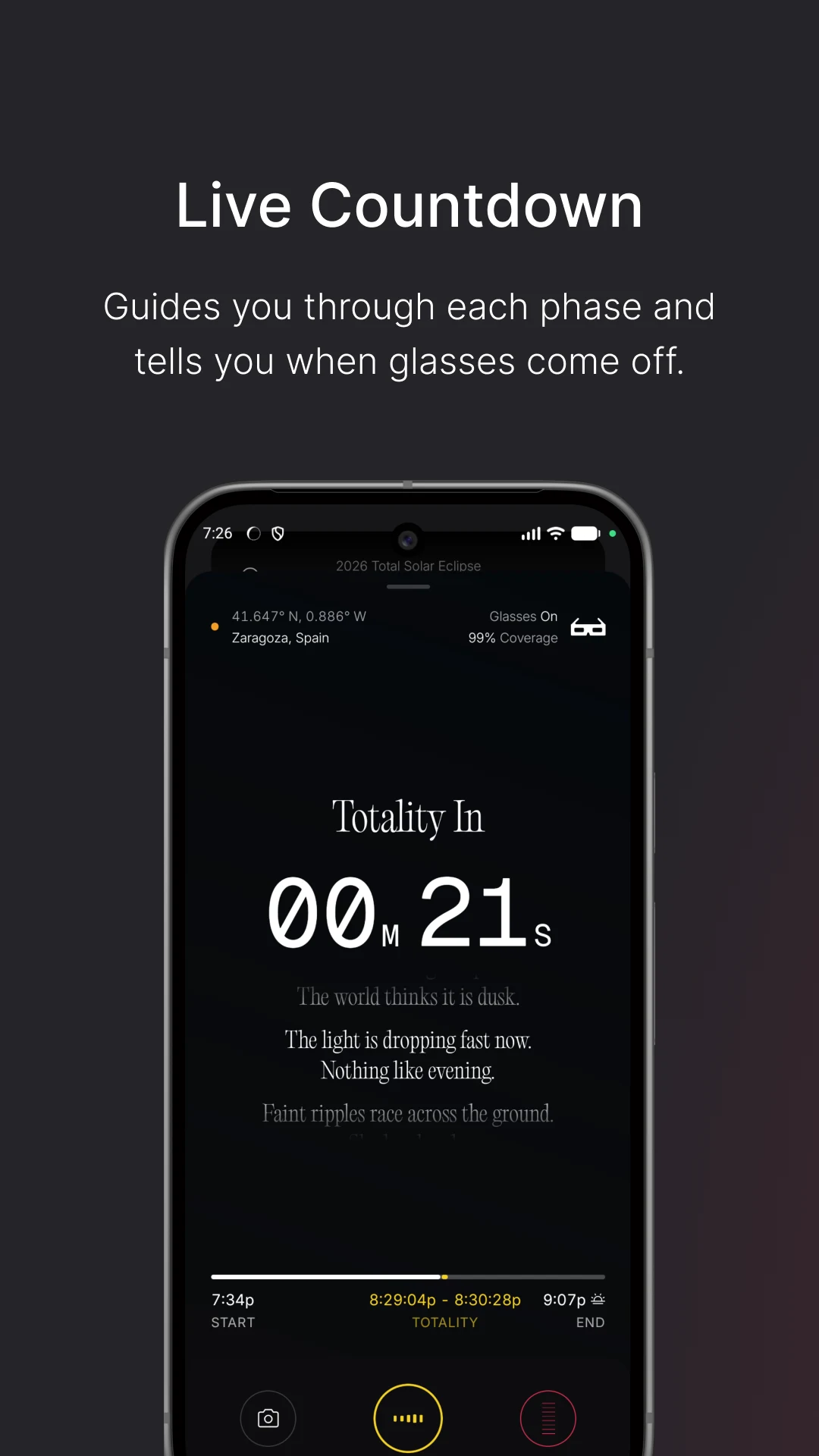 The Eclipse App screenshot