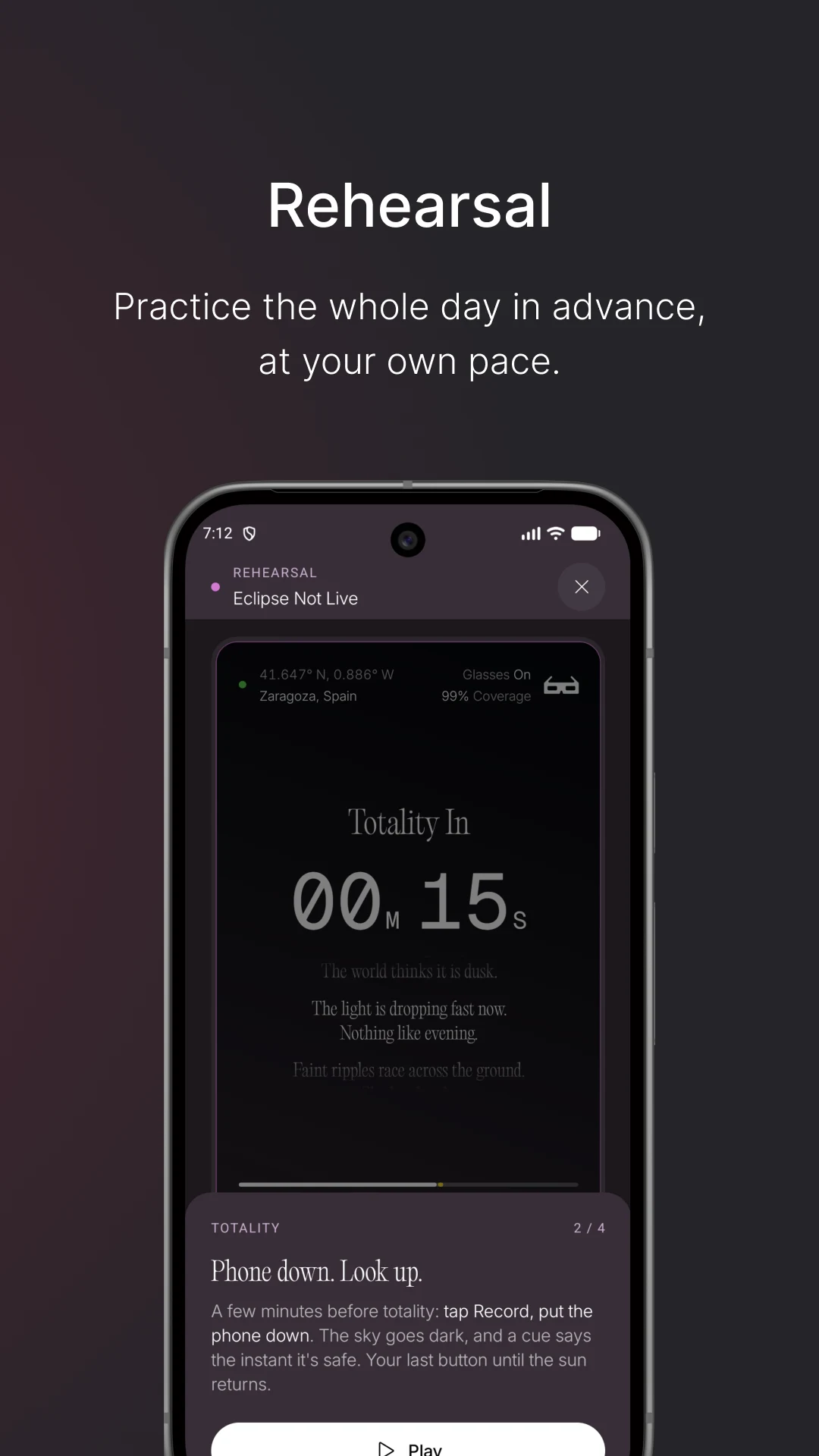 The Eclipse App screenshot