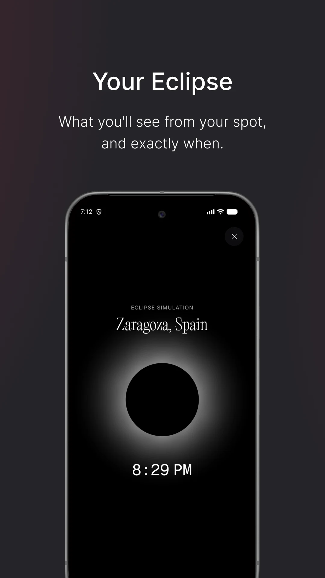 The Eclipse App screenshot